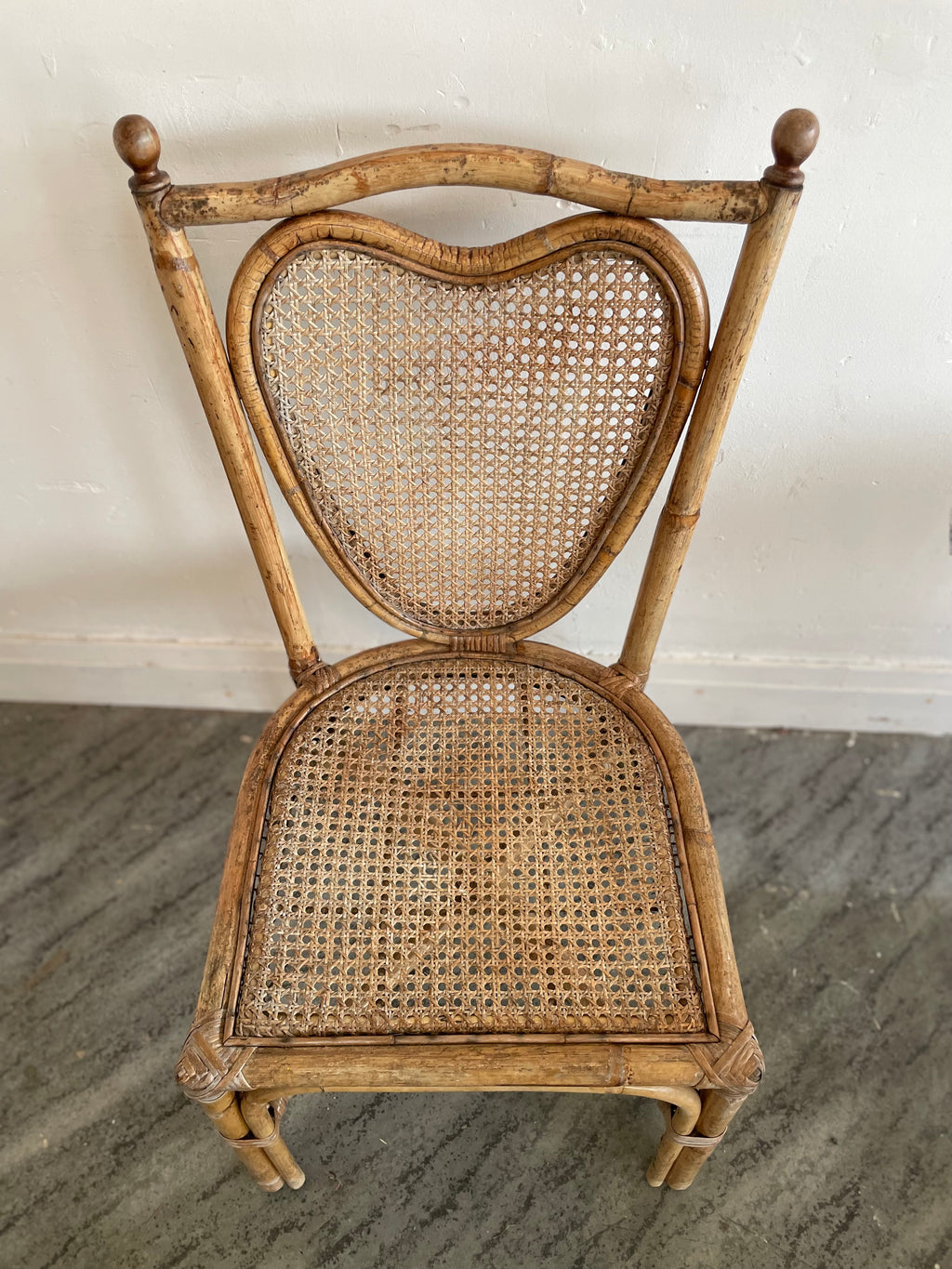 Chaise en rotin