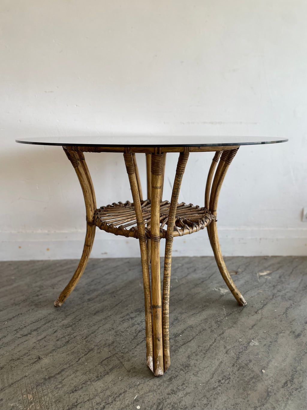 Table en rotin