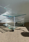 Table basse en verre