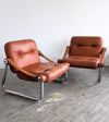 Paire de fauteuils annees 60