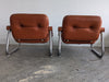 Paire de fauteuils annees 60