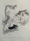 Six dessins encadrés de GAD