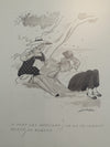 Six dessins encadrés de GAD