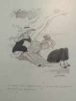 Six dessins encadrés de GAD