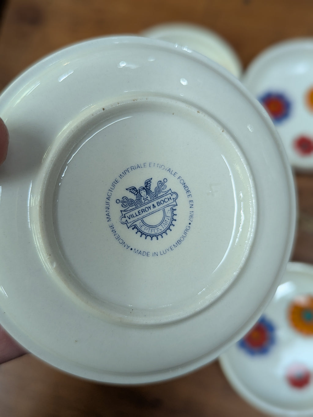 Cinq coupelles Villeroy & Boch