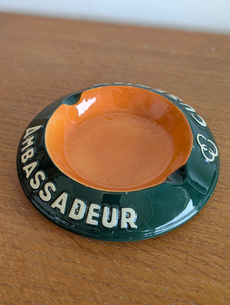 Cendrier publicitaire CUSENIER AMBASSADEUR
